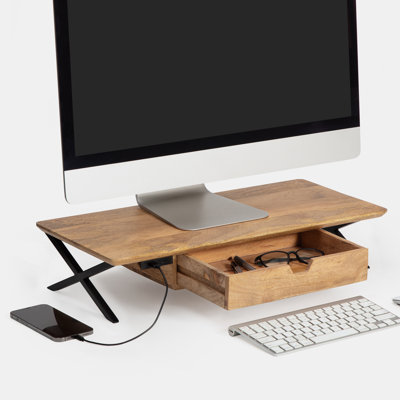 Support pour écran avec tiroir et port USB Sumekh