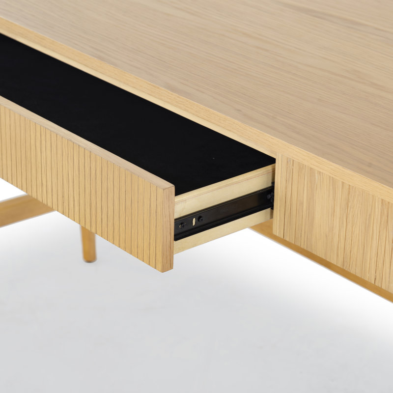 Barnett Solid + Manufactured Wood Writing Desk