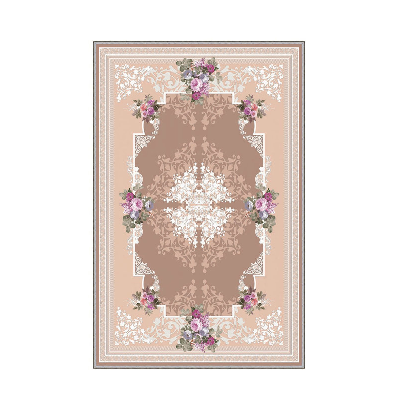 Stylish Hall Carpet 2.6 x 9.8 Feet - 100% Polyester, 0.04 in Pile Height | Antibacterial, Non-Slip PVC Felt Dot Underside | Machine Washable, 3D Digital Print | Perfect for Home Entryways & Living Spaces