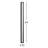 Black Aluminum Rectangular Linear LED Outdoor Wall Light With Acrylic Shade-269256986