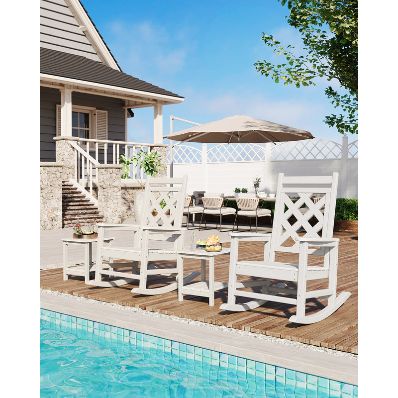 Outdoor Adirondack Chair, White