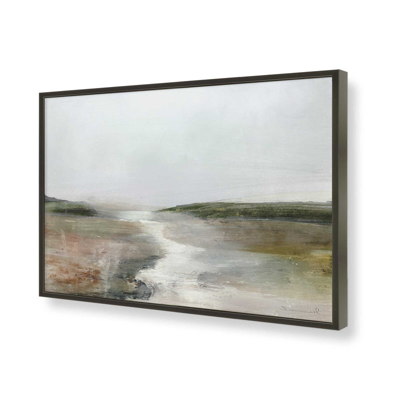 «Crystal River» par Dan Hobday, reproduction d'art, H 12 po x l 16 po, Noir