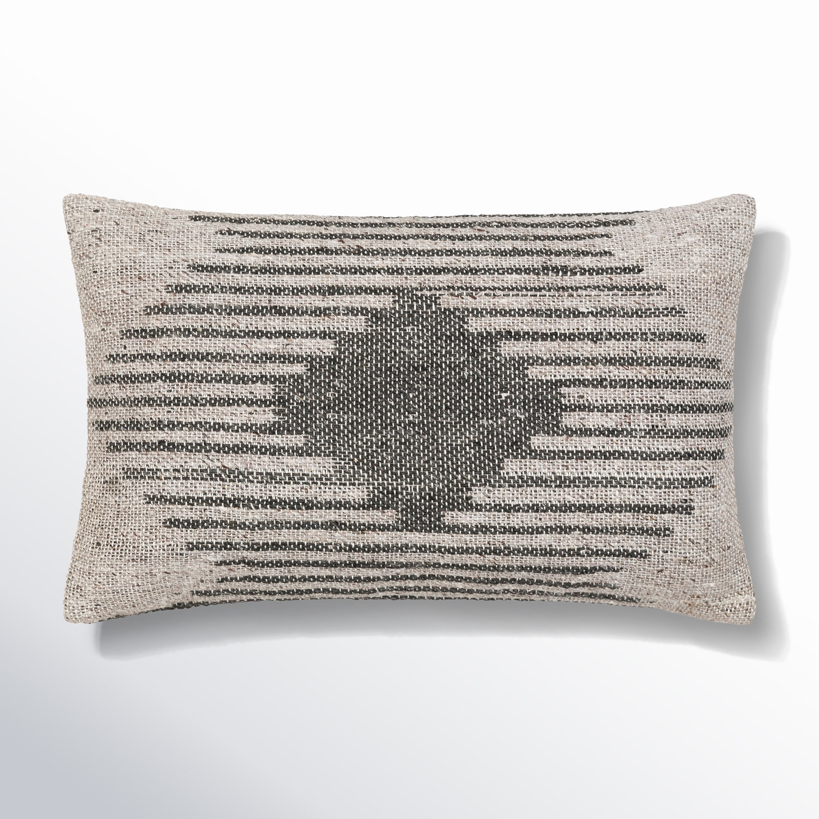 Mahala Geometric Cotton Throw Pillow, Polyester/Polyfill