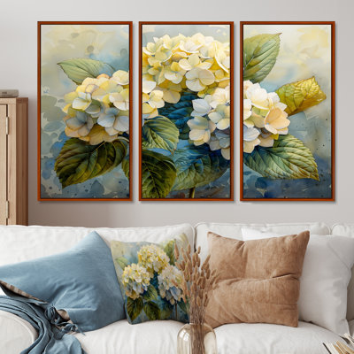 Garden Of Life Hydrangea II - Hydrangea Wall Art Print Set
