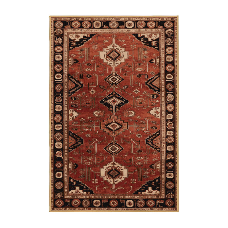 Tapis brun lavable à la machine, Tapis de couloir 2 pi x 5 pi