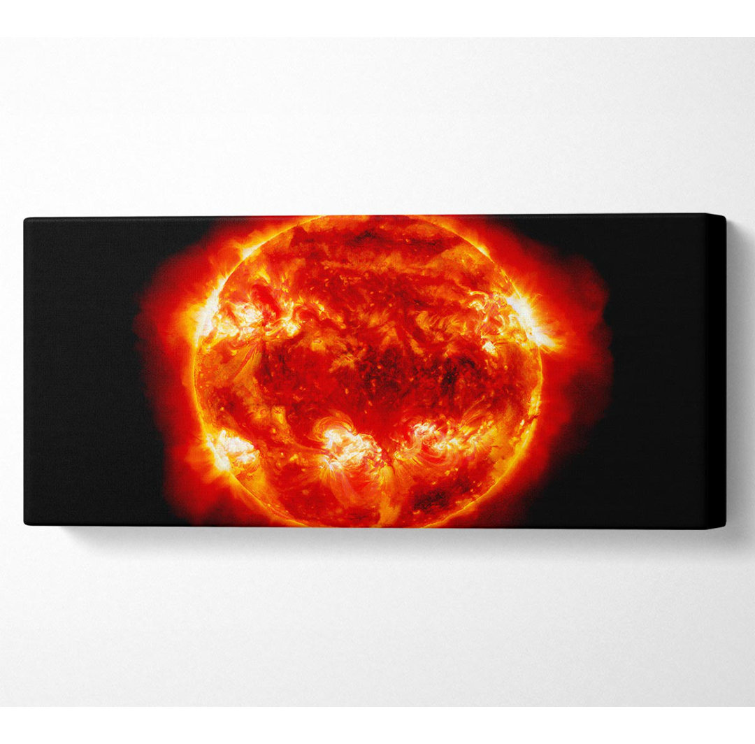 Red Sun Fire Glow - Kunstdrucke auf Leinwand