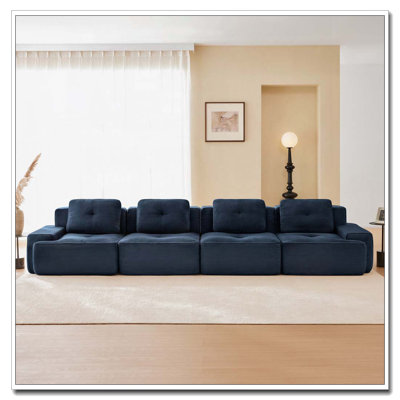 Canapé modulaire en tissu Corduroy