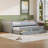 Daybed with Trundle, Drawers & Wooden Frame-125356225-125356227