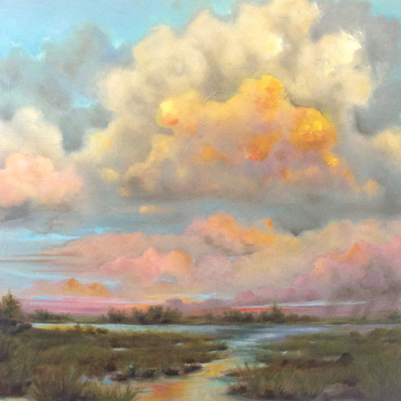 Big Sky Big Dreams by Marabeth Quin - Wrapped Canvas Painting, 122cm H x 122cm W