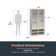 Barbarella Modular Extra Wide Wardrobe With Open Shelves
