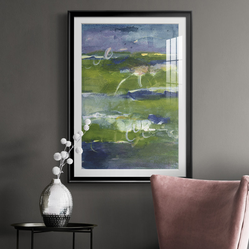 Impression de balles de couleur Brojanac II, H 30,5 po x l 22,5 po x P 1 po, Cadre noir