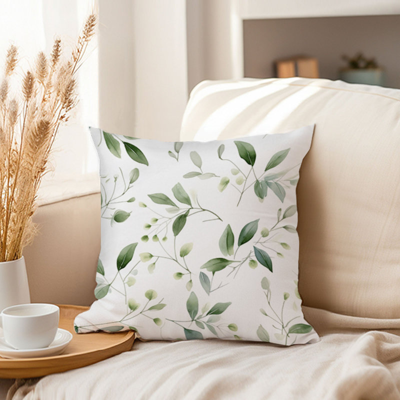Botanical Eucalyptus Leaves Pattern Leaf XIII, 20"H x 20"W