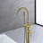 2 Handle Floor Clawfoot Tub Faucet with Diverter-70838671