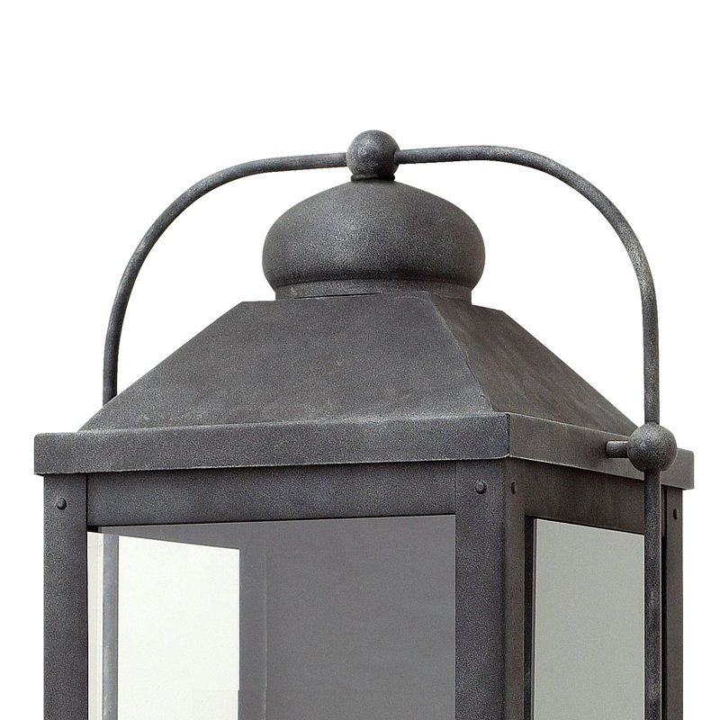 Lanterne murale d'extérieur à 4 ampoules Anchorage, Zinc vieilli, 3