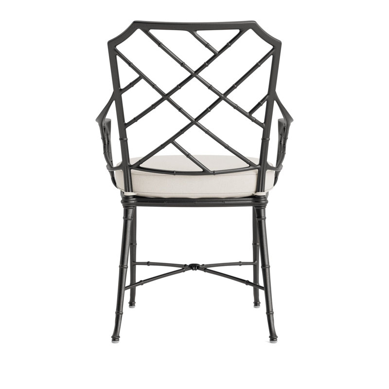 Calcutta Outdoor Dining Chair, Fusion Natural, Textured Pewter