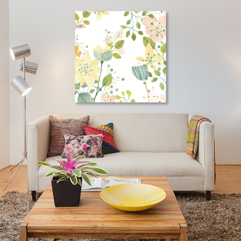 «Garden Galore IV», impression sur toile, H 12 po x l 12 po x P 0,75 po, Toile tendue, Pas de tapis