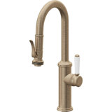 Davoli Pull-Down Prep/Bar Faucet with Squeeze Sprayer