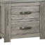 Table de chevet 2 tiroirs Enedelia