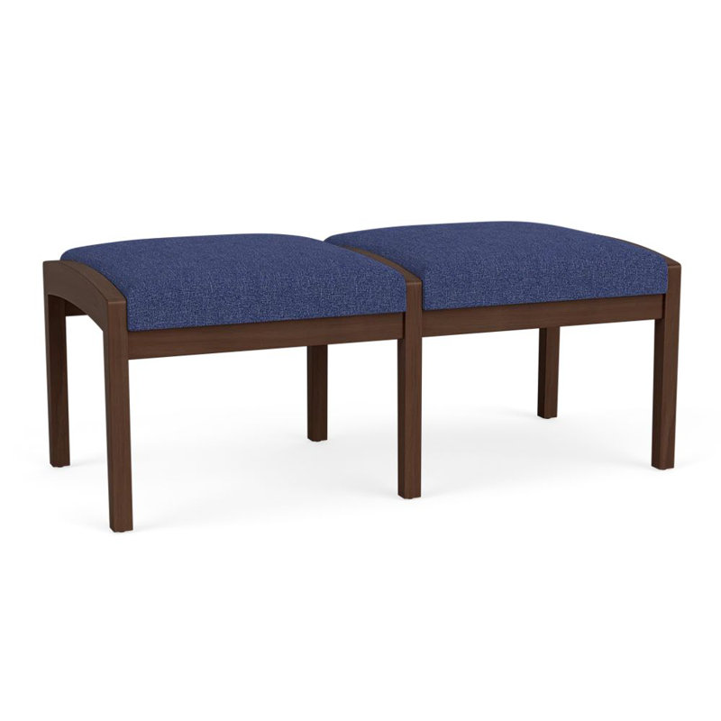 Banc en bois Lenox, Noyer Riftwood, Amiral Archetype