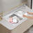 Household Stainless Steel Laundry Sink With Washboard