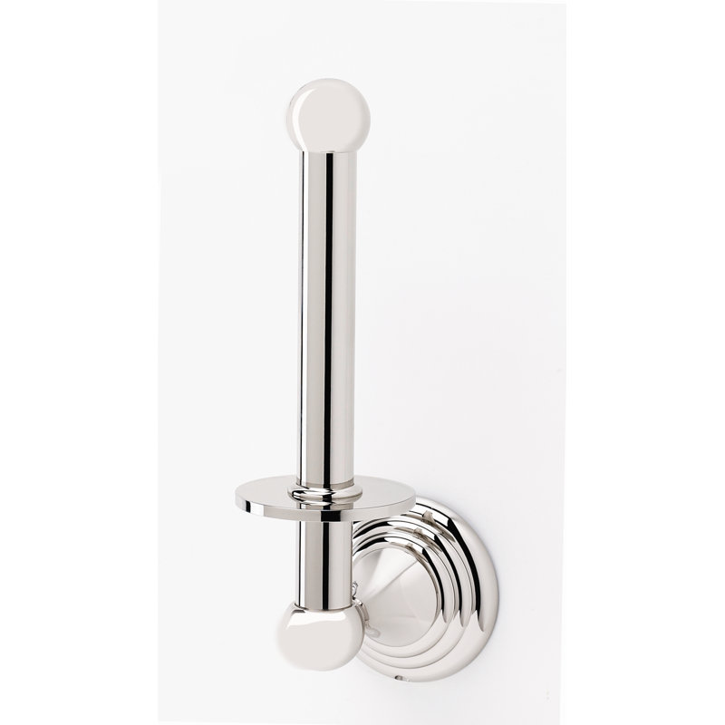 Embassy Wall Mounted Reserve Toilet Paper Holder, Polished Nickel