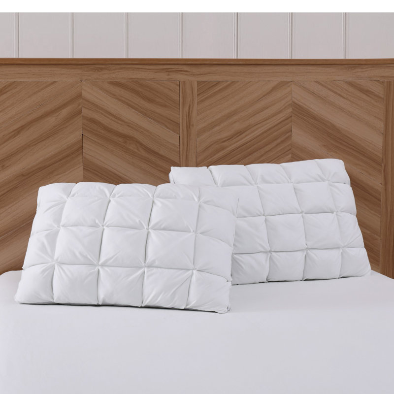 White Standard Size Down Alternative Gel Filled Pillows (Set of 2)