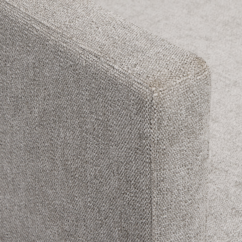 Linea Upholstered Arm Chair, Greige, Gray