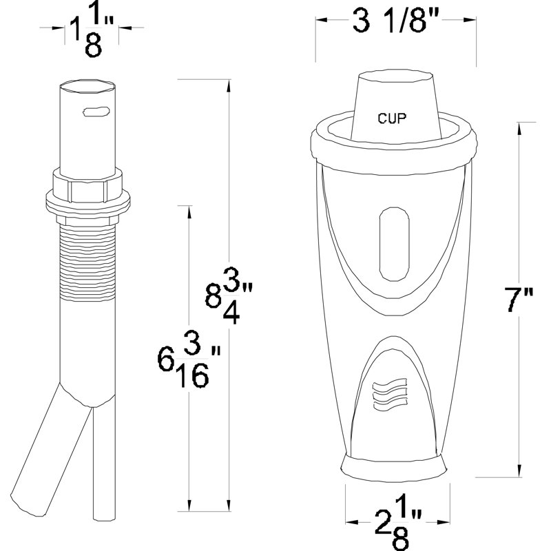 Capuchon de ventilation, Nickel satiné