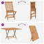 Teak Patio Dining Set with