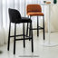 Chaise d'appoint à dossier brun uni (ensemble de 2)-907687048-907687062