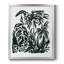 Encre Jungle IV, toile encadrée de qualité supérieure - prête à être accrochée-293974681-293974683