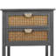 Table d'appoint 2 tiroirs, table de bout-305905295