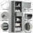 67.3" Tall Freestanding Bathroom Storage Cabinet-2115388025