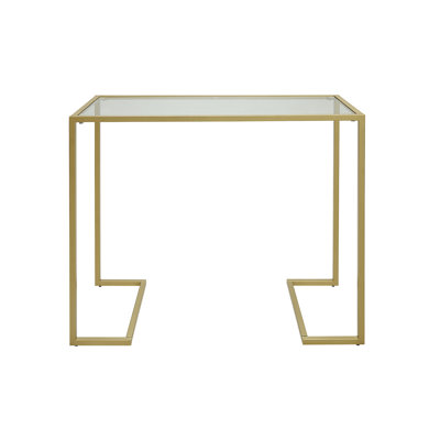 Adams 96.52cm Glass Top Console Table