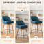Upholstered Swivel Stool (Set of 2)-744273579