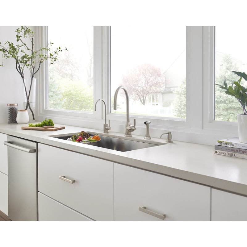 Holborn Bar/Food Prep Kitchen Faucet, Satin Nickel