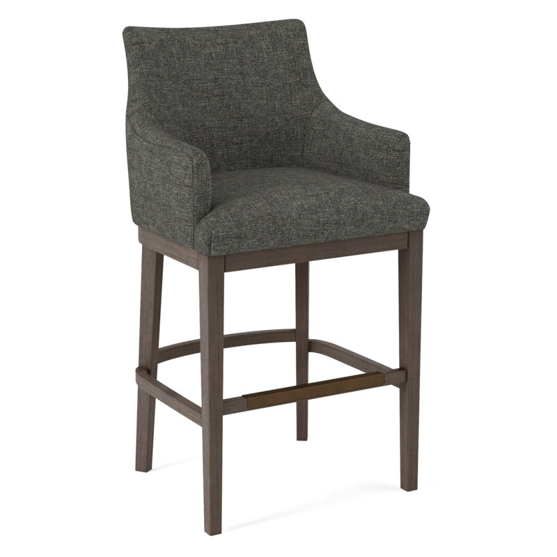 Upholstered Stool, 61536-78, Nutmeg
