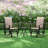 Iron Frame Teslin-Clothed Patio Glider-1800739132