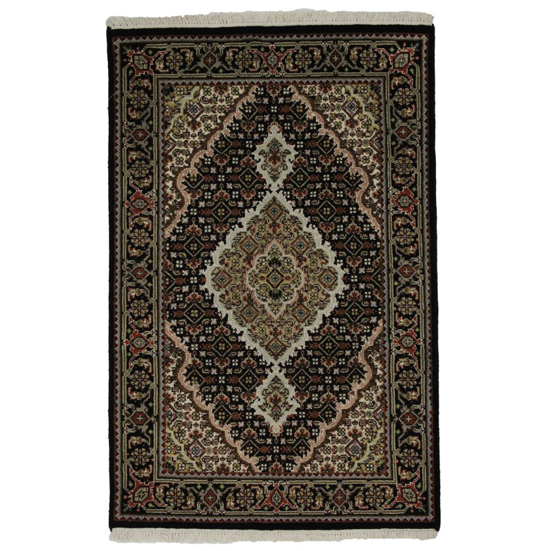 Omere Oriental Area Rug in Navy