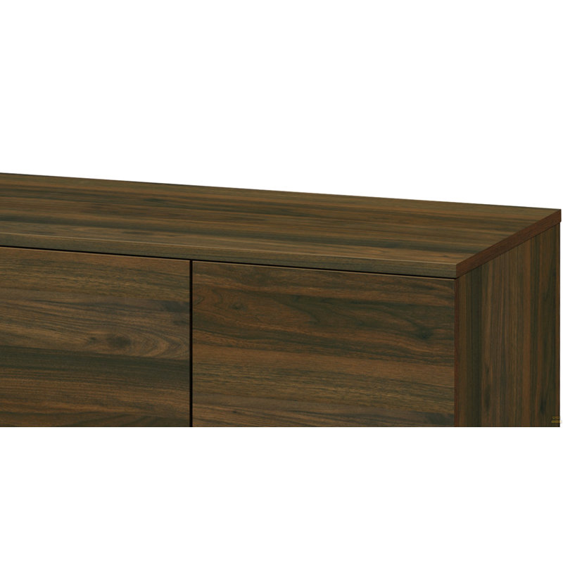 TV Stand For Tvs Up To 47.3", With 2 Storage Shelves& 1 Cabinet, Entertainment Centre, Walnut