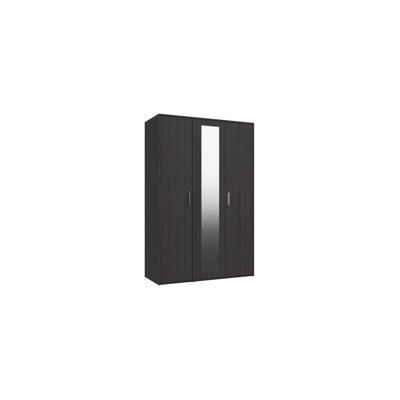 Zakariyah 3 Door Manufactured Wood Wardrobe