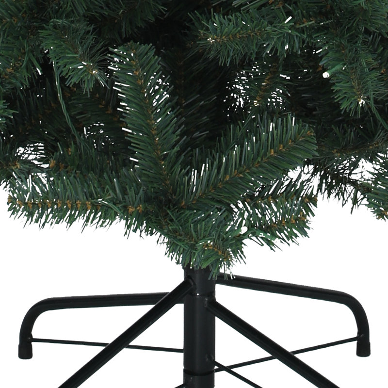 6ft Green Lighted Artificial Pine Christmas Tree with Stand