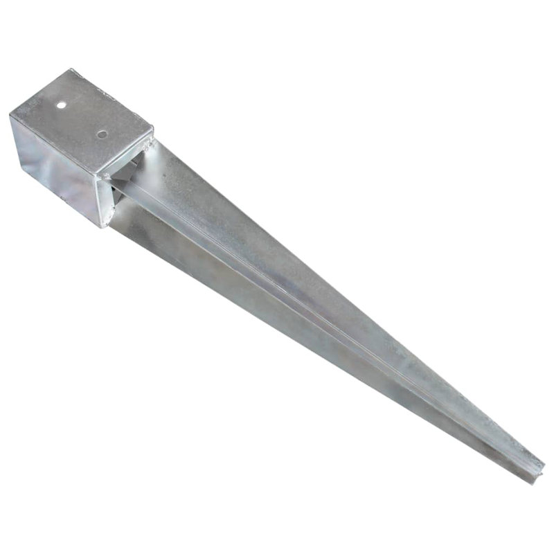 Monmouth Symple Stuff Silver Metal Mounting System, 76cm H x 10cm W x 10cm D