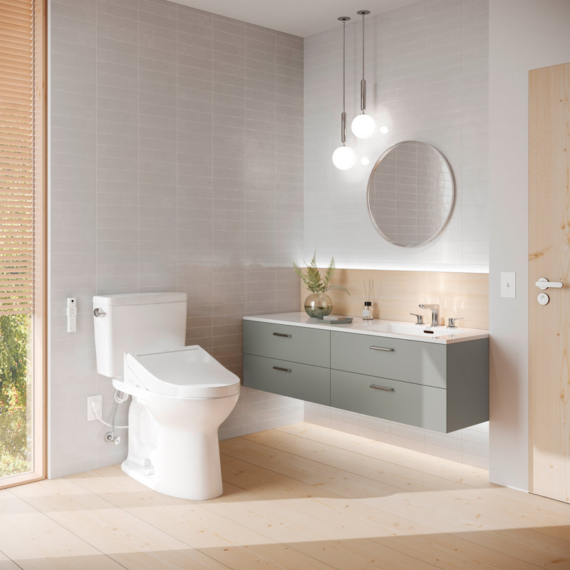 Drake® 1.6 GPF Elongated Two-Piece Toilet with Tornado Flush (Seat Included), 12''