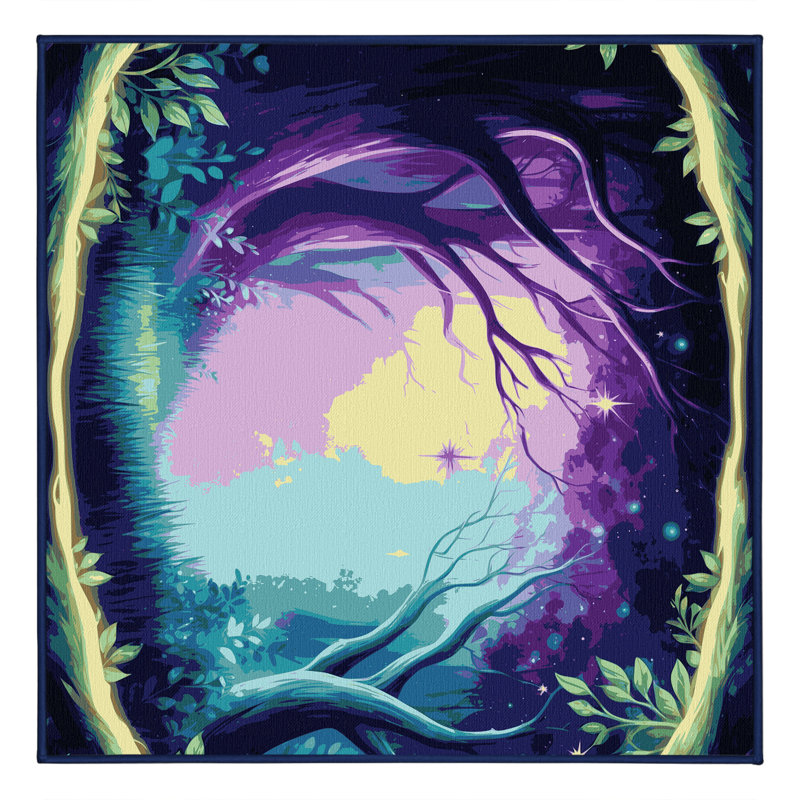 Tapis Eclipsed Meadow, Carré 8 pi