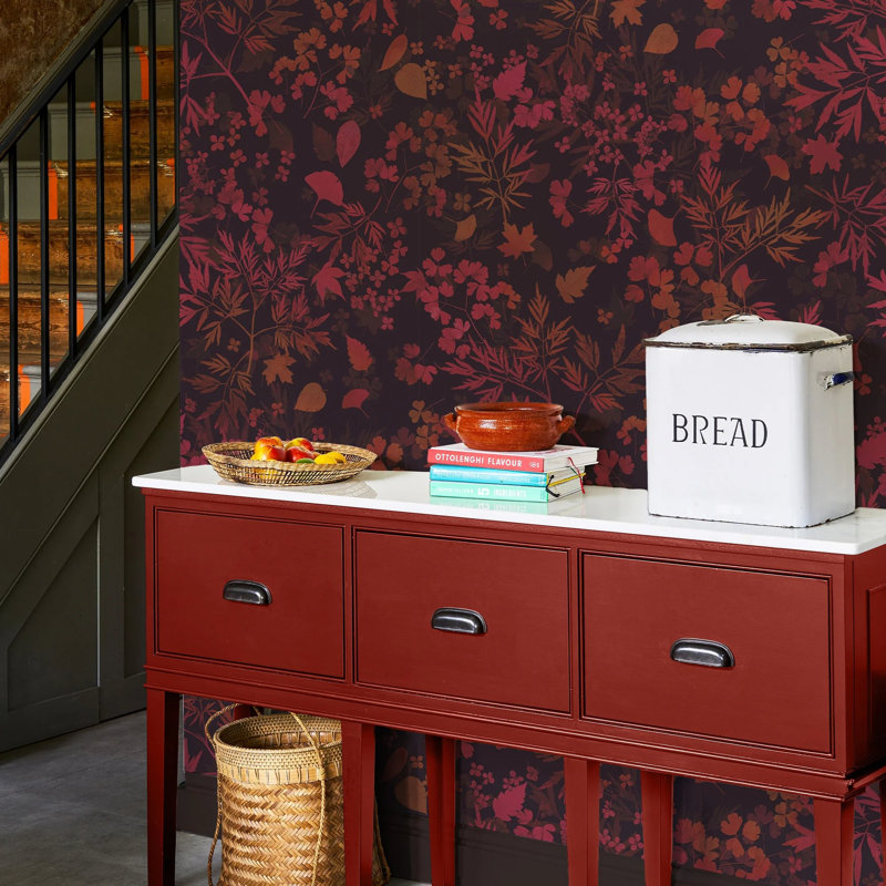 Clarissa Hulse Windfall Sapphire Wallpaper, Red
