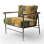 Fauteuil d'appoint rembourré Green Beige Wild Essence Collage I-1365023277