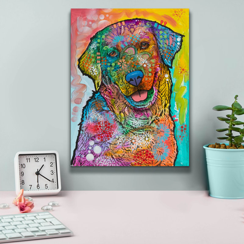 «Derpy Love» par Dean Russo, art mural sur toile, H 16 po x l 12 po x P 0,75 po