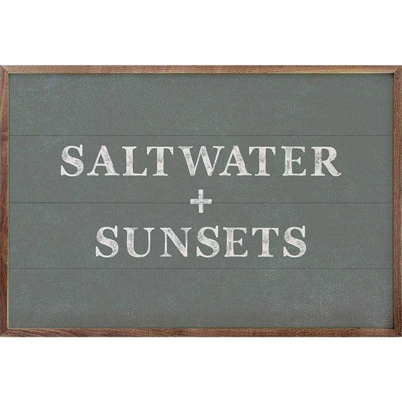 Eau salée et couchers de soleil bleus, H 10 po x l 16 po