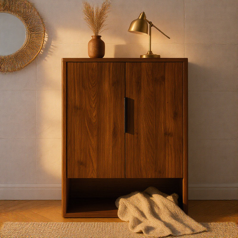 Armoire à chaussures simple, étagères réglables, fabrication robuste, armoire de rangement pour la maison